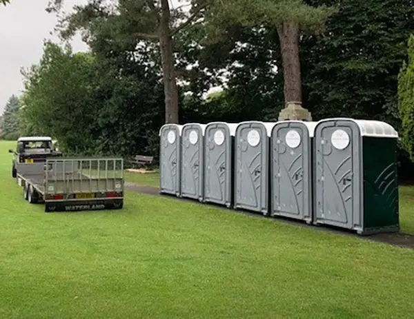 Event toilets on site