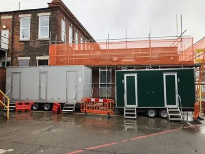 Luxury Temporary Staff Toilets