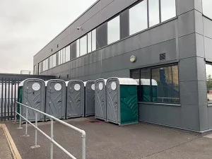 Emergency hire toilets