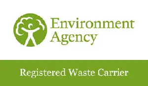 Registered Upper Tier Waste Carrier with the Environment Agency